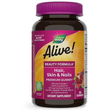 Alive! Hair, Skin & Nails Premium Gummies